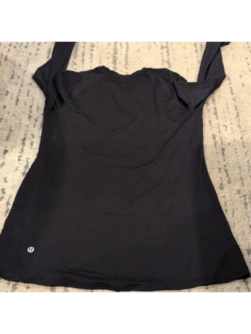 Lululemon Abrasion-Resistant High-Coverage Long-Sleeve Shirt Black